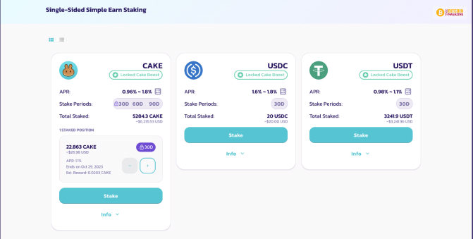 Staking On PancakeSwap